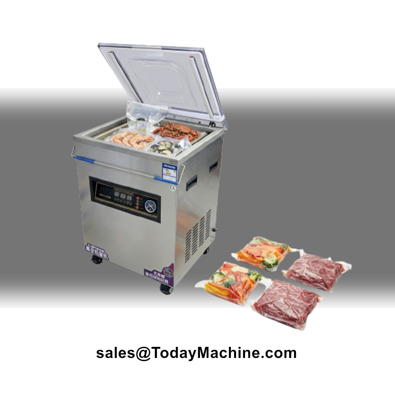 Food Vacuum Sealer Machine - Machine d'emballage verticale sous vide pour