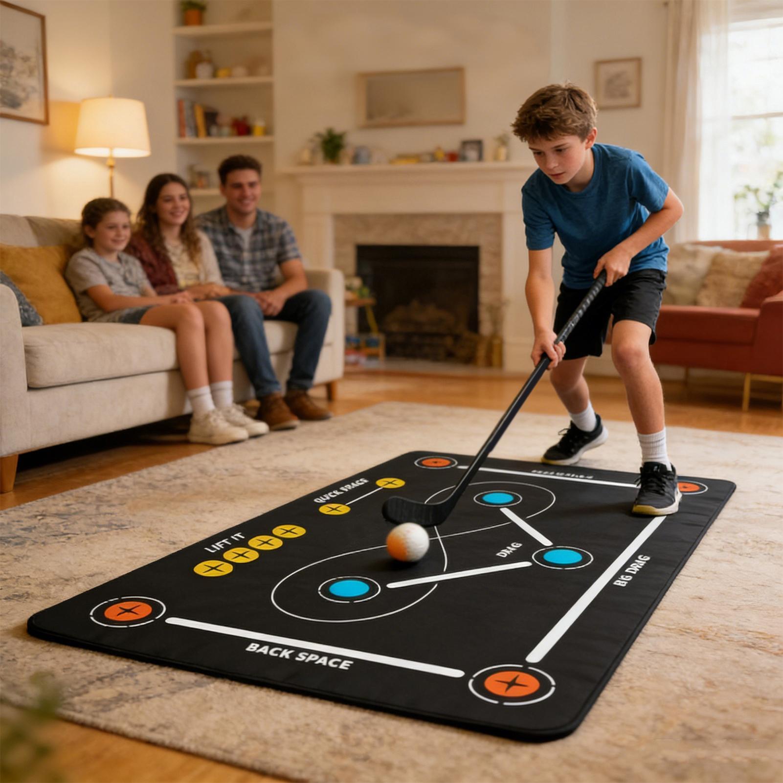 Home Appliances - Tapis d'entraînement de hockey antidérapant, entraîneur