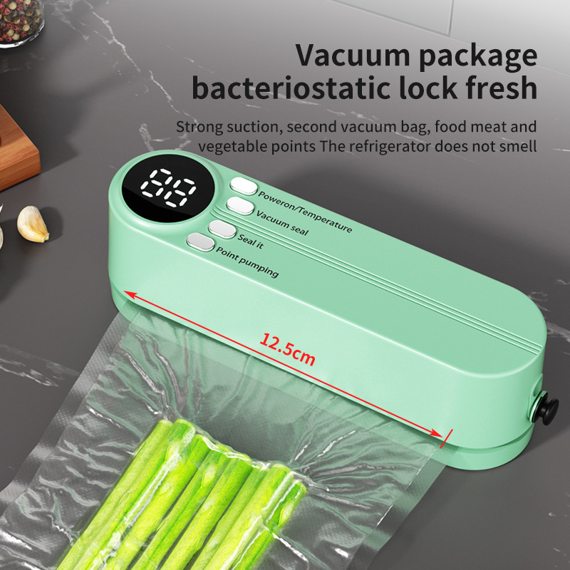 Food Vacuum Sealer Machine - Mini scelleuse sous vide sans fil