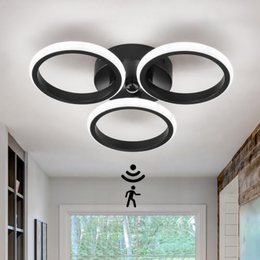 Laundry - Plafonnier LED semi-encastré 24W 6000K moderne