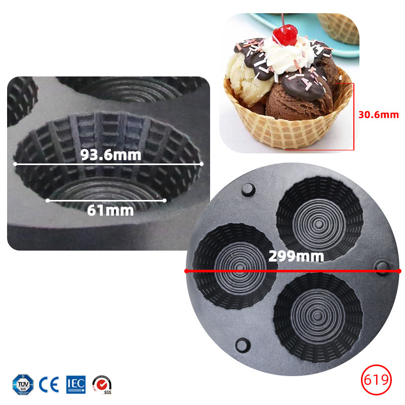 Machine à gaufres commerciale  - Mini Waffle Maker Machine avis et prix