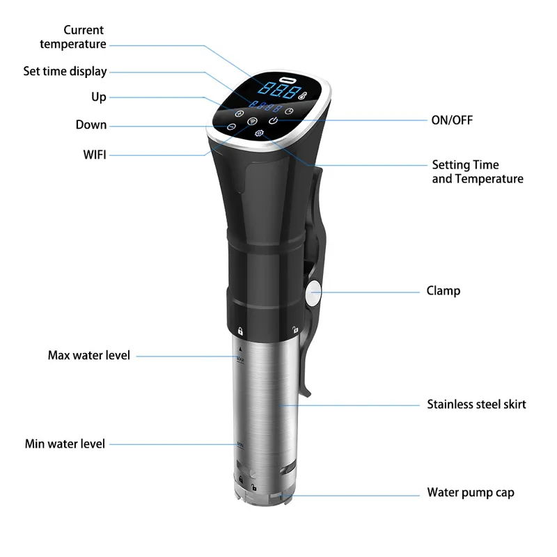Cuisinière sous vide étanche I - Digital Sous Vide Precision Cooker avis et prix